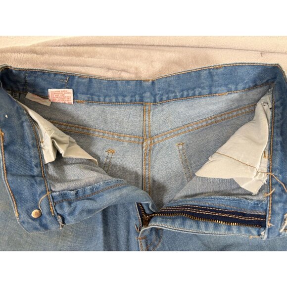 Vintage STE.LVCIEN Men’s Flared Bell Bottom Jeans 9 Long 33 x 37 - Picture 4 of 14